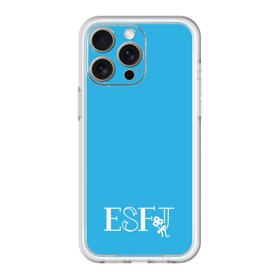 スリムプロテクションプレミアムケース［ オリジナル - ESFJ 領事 - アルファベット - ブルー ］