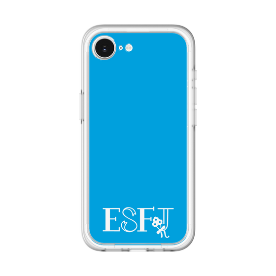 スリムプロテクションプレミアムケース［ オリジナル - ESFJ 領事 - アルファベット - ブルー ］