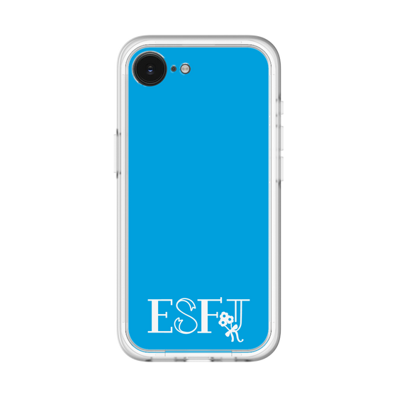 スリムプロテクションプレミアムケース［ オリジナル - ESFJ 領事 - アルファベット - ブルー ］