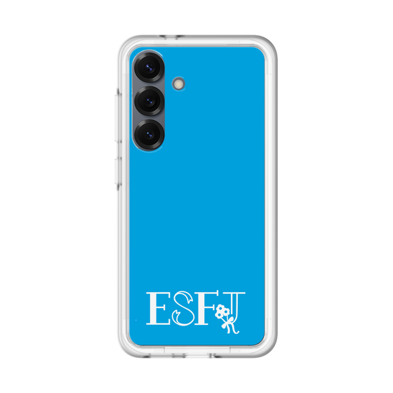 スリムプロテクションプレミアムケース［ オリジナル - ESFJ 領事 - アルファベット - ブルー ］