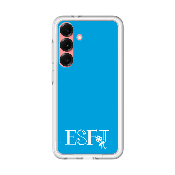 スリムプロテクションプレミアムケース［ オリジナル - ESFJ 領事 - アルファベット - ブルー ］