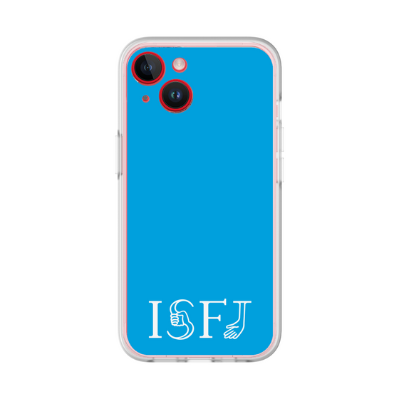 スリムプロテクションプレミアムケース［ オリジナル - ISFJ 擁護者 - アルファベット - ブルー ］