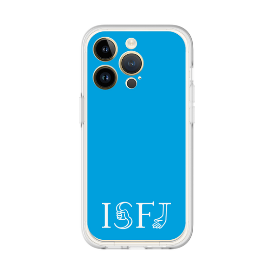 スリムプロテクションプレミアムケース［ オリジナル - ISFJ 擁護者 - アルファベット - ブルー ］