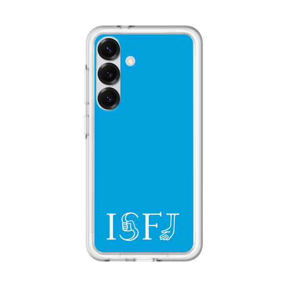 スリムプロテクションプレミアムケース［ オリジナル - ISFJ 擁護者 - アルファベット - ブルー ］