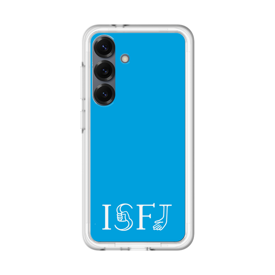 スリムプロテクションプレミアムケース［ オリジナル - ISFJ 擁護者 - アルファベット - ブルー ］