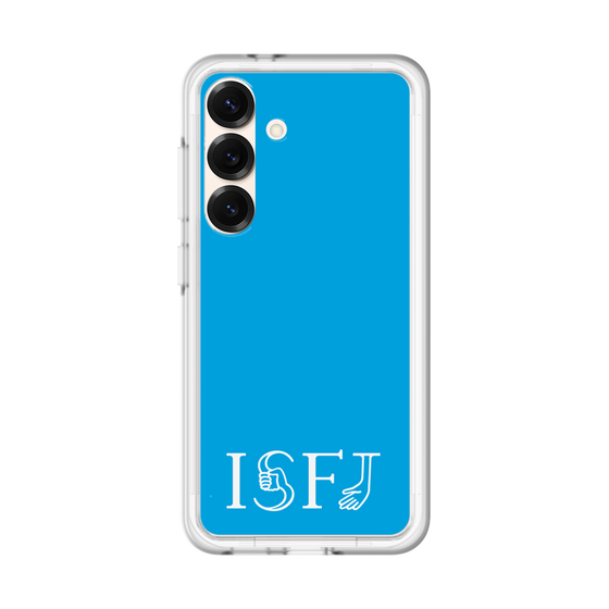 スリムプロテクションプレミアムケース［ オリジナル - ISFJ 擁護者 - アルファベット - ブルー ］