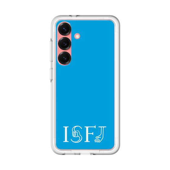 スリムプロテクションプレミアムケース［ オリジナル - ISFJ 擁護者 - アルファベット - ブルー ］