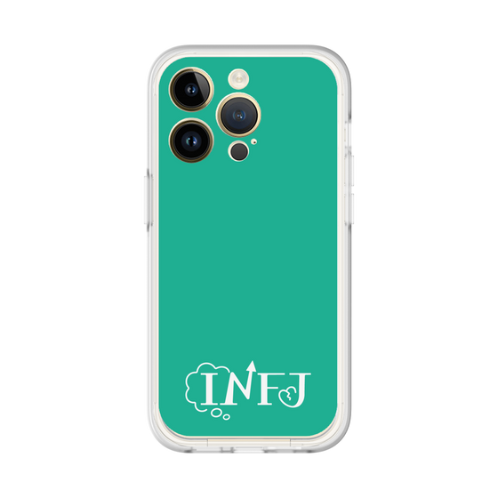 スリムプロテクションプレミアムケース［ オリジナル - INFJ 提唱者 - アルファベット - グリーン ］