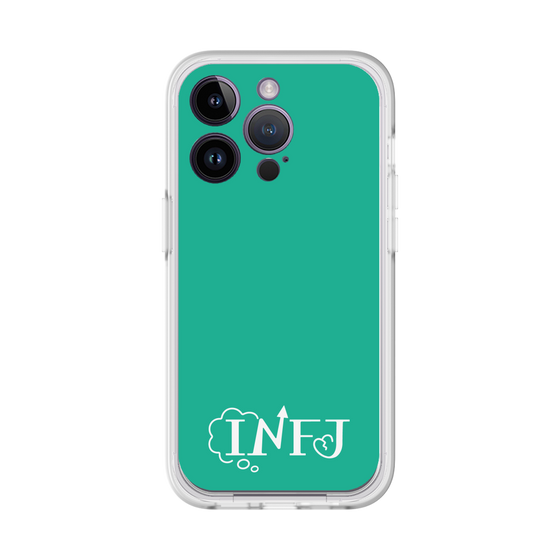 スリムプロテクションプレミアムケース［ オリジナル - INFJ 提唱者 - アルファベット - グリーン ］