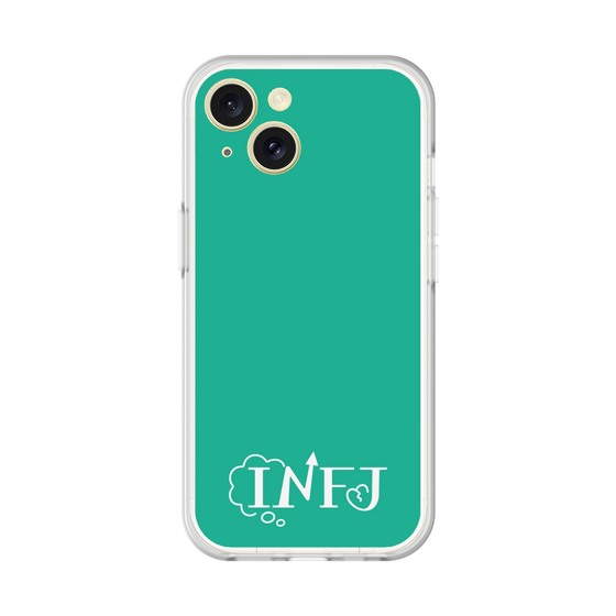 スリムプロテクションプレミアムケース［ オリジナル - INFJ 提唱者 - アルファベット - グリーン ］