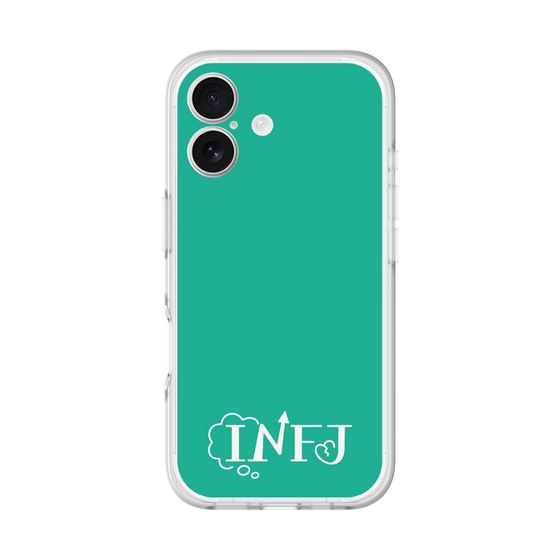 スリムプロテクションプレミアムケース［ オリジナル - INFJ 提唱者 - アルファベット - グリーン ］