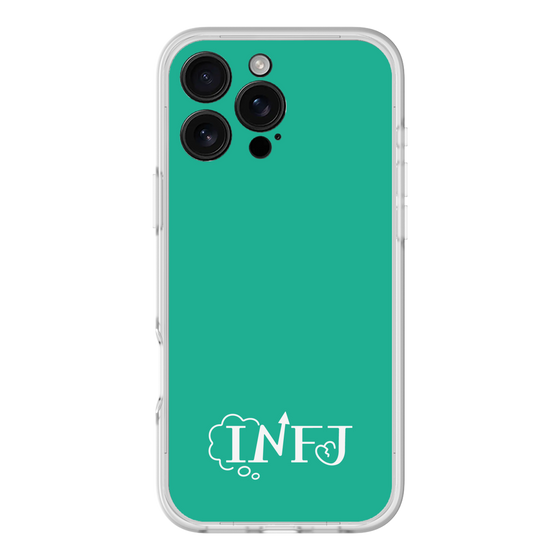 スリムプロテクションプレミアムケース［ オリジナル - INFJ 提唱者 - アルファベット - グリーン ］