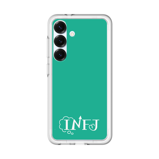 スリムプロテクションプレミアムケース［ オリジナル - INFJ 提唱者 - アルファベット - グリーン ］