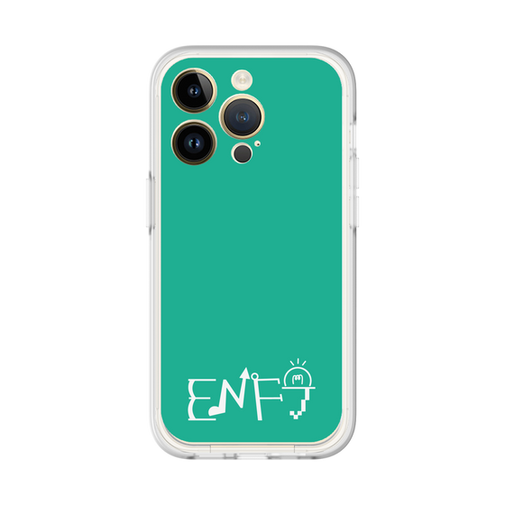 スリムプロテクションプレミアムケース［ オリジナル - ENFJ 主人公 - アルファベット - グリーン ］