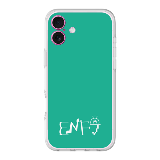 スリムプロテクションプレミアムケース［ オリジナル - ENFJ 主人公 - アルファベット - グリーン ］