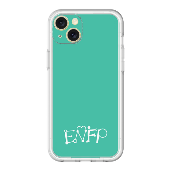 スリムプロテクションプレミアムケース［ オリジナル - ENFP 運動家 - アルファベット - グリーン ］