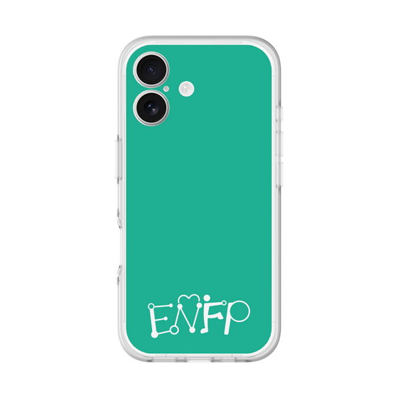 スリムプロテクションプレミアムケース［ オリジナル - ENFP 運動家 - アルファベット - グリーン ］