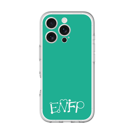 スリムプロテクションプレミアムケース［ オリジナル - ENFP 運動家 - アルファベット - グリーン ］