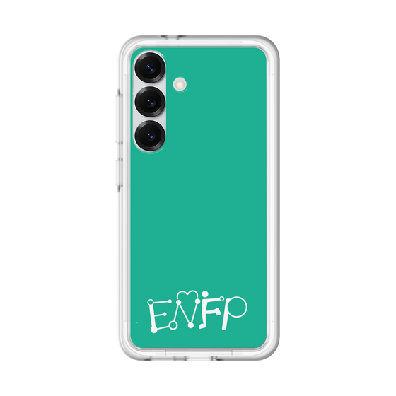 スリムプロテクションプレミアムケース［ オリジナル - ENFP 運動家 - アルファベット - グリーン ］