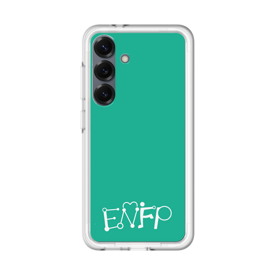 スリムプロテクションプレミアムケース［ オリジナル - ENFP 運動家 - アルファベット - グリーン ］