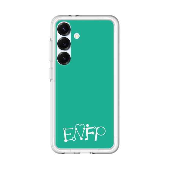 スリムプロテクションプレミアムケース［ オリジナル - ENFP 運動家 - アルファベット - グリーン ］