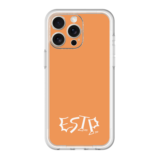 スリムプロテクションプレミアムケース［ オリジナル - ESTP 起業家 - アルファベット - オレンジ ］