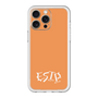スリムプロテクションプレミアムケース［ オリジナル - ESTP 起業家 - アルファベット - オレンジ ］