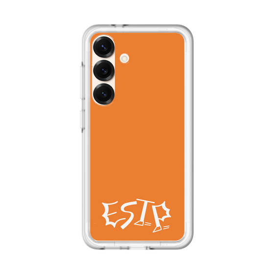 スリムプロテクションプレミアムケース［ オリジナル - ESTP 起業家 - アルファベット - オレンジ ］