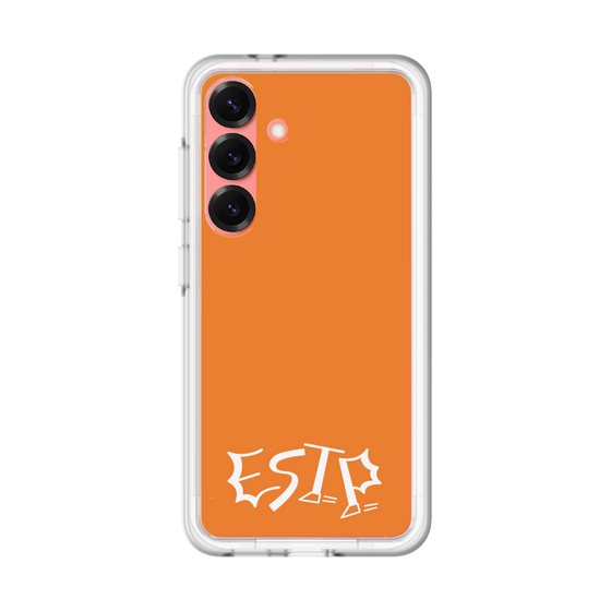 スリムプロテクションプレミアムケース［ オリジナル - ESTP 起業家 - アルファベット - オレンジ ］