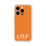 スリムプロテクションプレミアムケース［ オリジナル - ESFP エンターテイナー - アルファベット - オレンジ ］