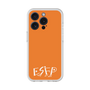 スリムプロテクションプレミアムケース［ オリジナル - ESFP エンターテイナー - アルファベット - オレンジ ］