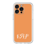 スリムプロテクションプレミアムケース［ オリジナル - ESFP エンターテイナー - アルファベット - オレンジ ］