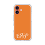 スリムプロテクションプレミアムケース［ オリジナル - ESFP エンターテイナー - アルファベット - オレンジ ］