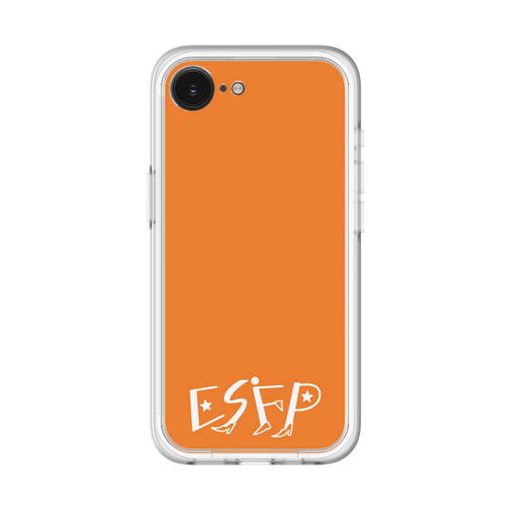 スリムプロテクションプレミアムケース［ オリジナル - ESFP エンターテイナー - アルファベット - オレンジ ］