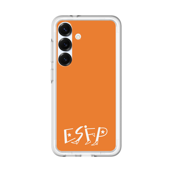 スリムプロテクションプレミアムケース［ オリジナル - ESFP エンターテイナー - アルファベット - オレンジ ］