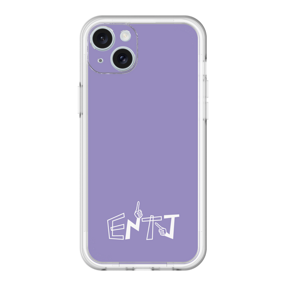 スリムプロテクションプレミアムケース［ オリジナル - ENTJ 指揮官 - アルファベット - パープル ］