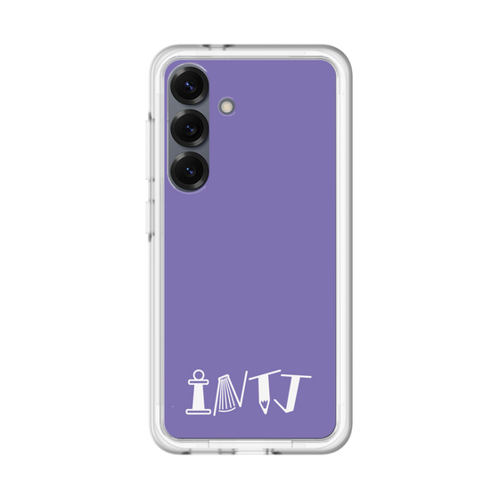 スリムプロテクションプレミアムケース［ オリジナル - INTJ 建築家 - アルファベット - パープル ］