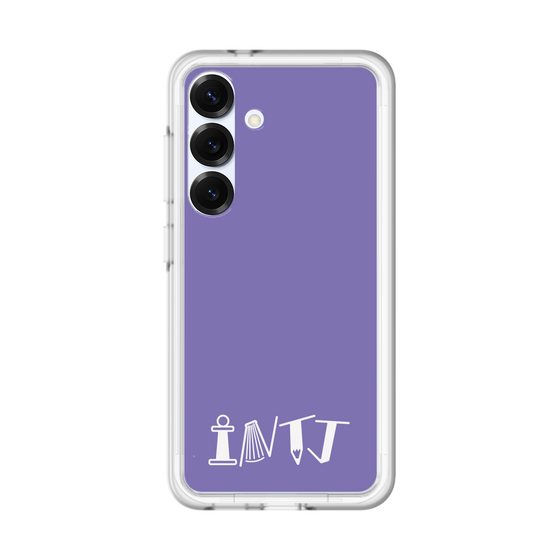 スリムプロテクションプレミアムケース［ オリジナル - INTJ 建築家 - アルファベット - パープル ］