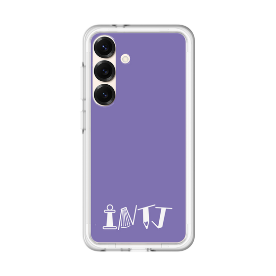 スリムプロテクションプレミアムケース［ オリジナル - INTJ 建築家 - アルファベット - パープル ］