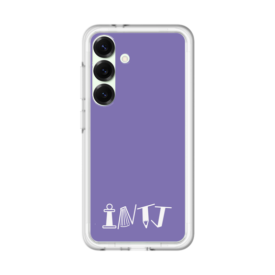 スリムプロテクションプレミアムケース［ オリジナル - INTJ 建築家 - アルファベット - パープル ］