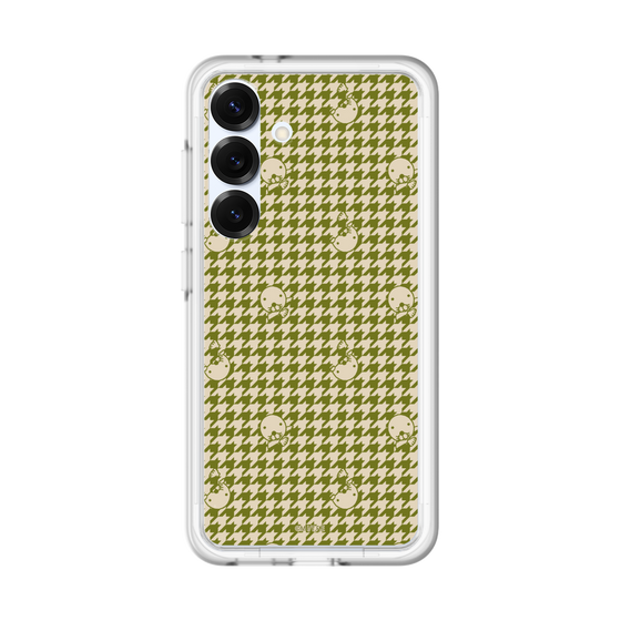 スリムプロテクションプレミアムケース［ ぼのぼの - ぼのぼの千鳥格子柄 - カーキ ］