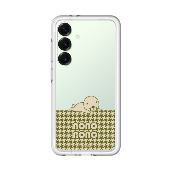 スリムプロテクションプレミアムケース［ ぼのぼの - ワントーン - カーキ ］