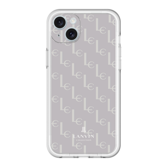 スリムプロテクションプレミアムケース［ LANVIN COLLECTION - ジオメトリック - ライラック ］