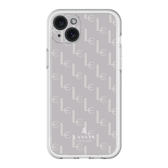 スリムプロテクションプレミアムケース［ LANVIN COLLECTION - ジオメトリック - ライラック ］