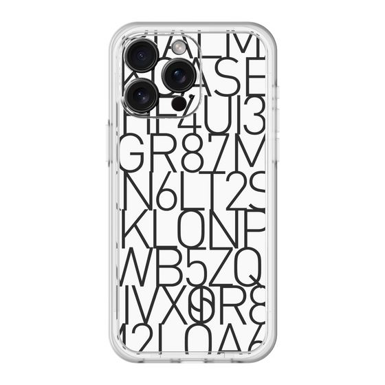 スリムプロテクションプレミアムケース［ KLON - シリアルナンバー/A - ホワイト ］