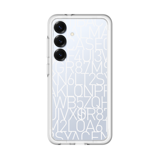 スリムプロテクションプレミアムケース［ KLON - シリアルナンバー/A - ホワイト ］