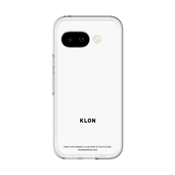 スリムプロテクションプレミアムケース［ KLON - ロゴ - ホワイト ］