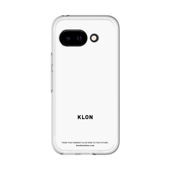 スリムプロテクションプレミアムケース［ KLON - ロゴ - ホワイト ］