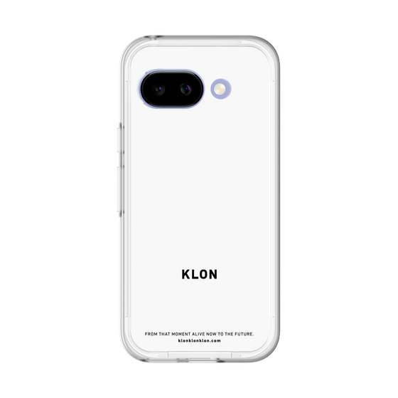 スリムプロテクションプレミアムケース［ KLON - ロゴ - ホワイト ］