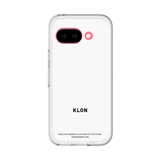 スリムプロテクションプレミアムケース［ KLON - ロゴ - ホワイト ］